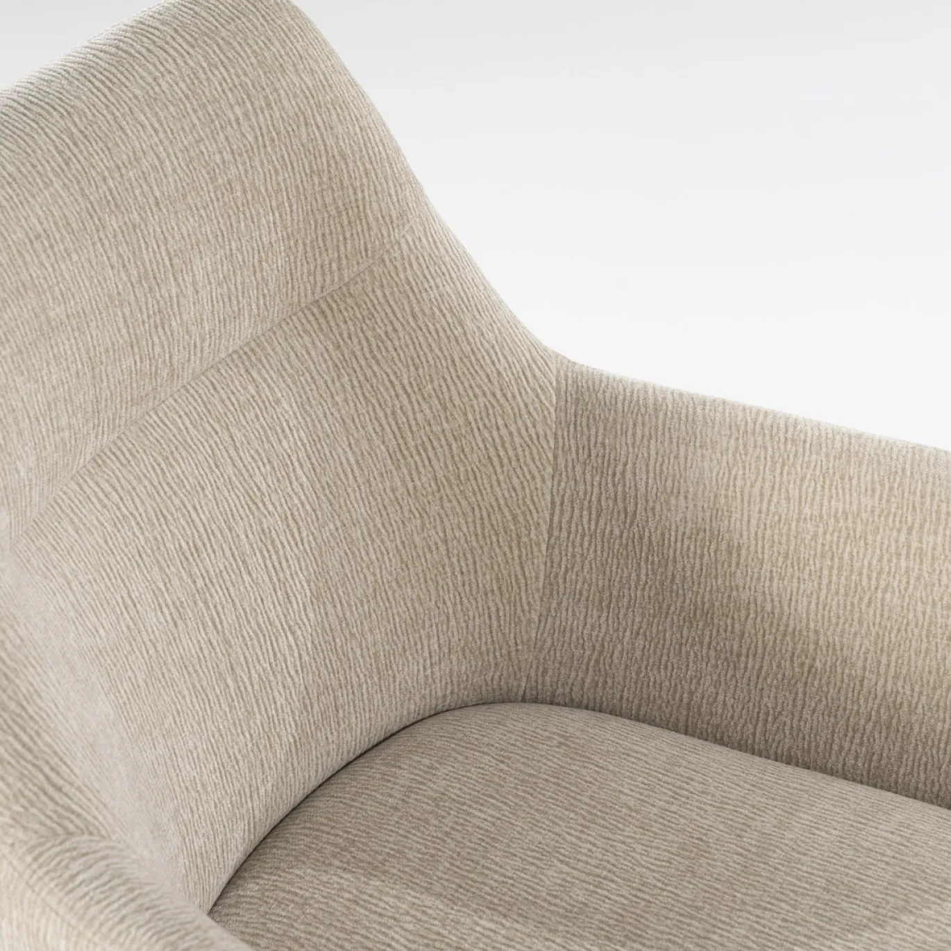 By-Boo Eetkamerstoel Bliss Met Armleuning Taupe