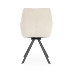 By-Boo Eetkamerstoel Bliss Met Armleuning Taupe