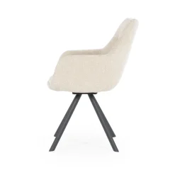 By-Boo Eetkamerstoel Bliss Met Armleuning Taupe