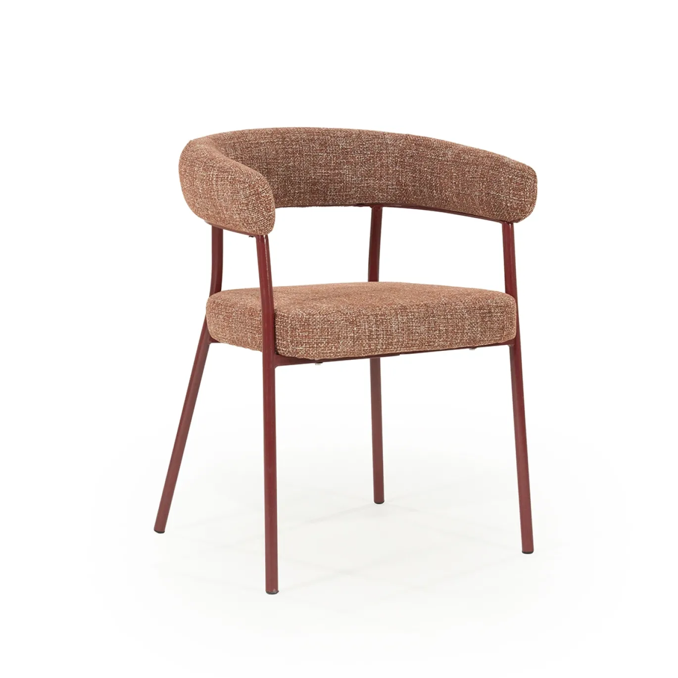 By-Boo Eetkamerstoel Yovi Burgundy