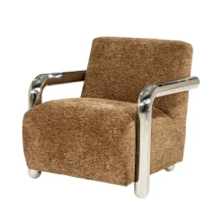 By-Boo Fauteuil Chromette Bruin