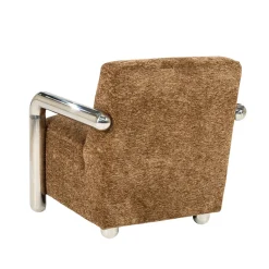 By-Boo Fauteuil Chromette Bruin