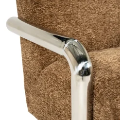 By-Boo Fauteuil Chromette Bruin