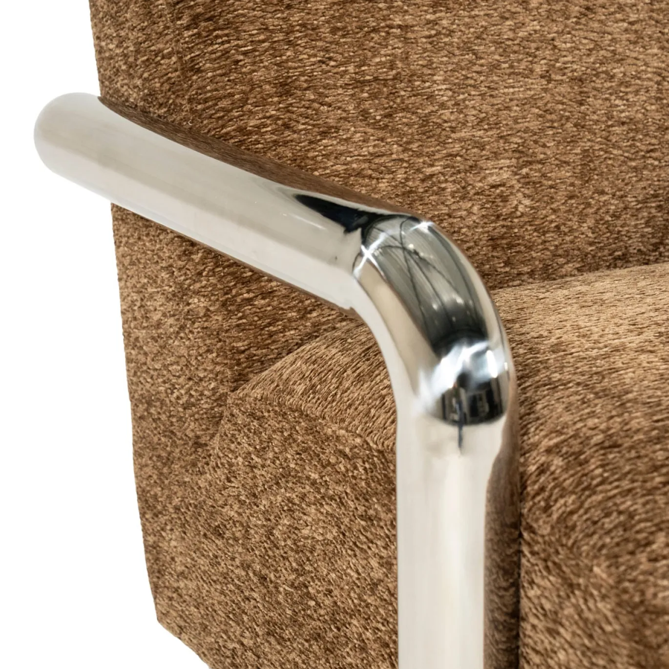 By-Boo Fauteuil Chromette Bruin