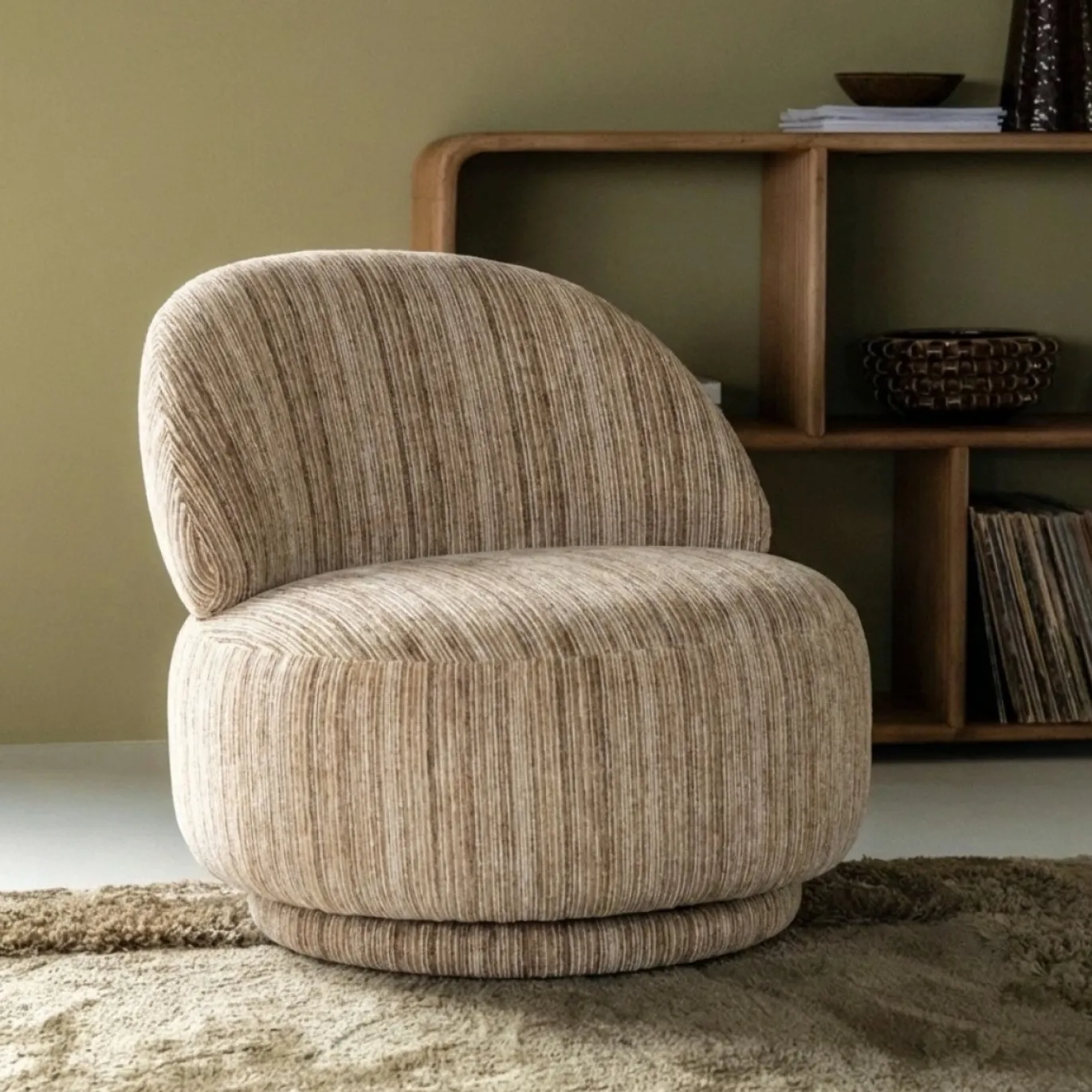 By-Boo Fauteuil Fineline Bruin