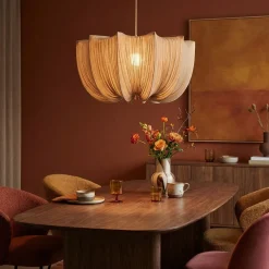 By-Boo Hanglamp Nuvia 1 Klein Lichtbruin