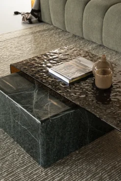 By-Boo Salontafel Dice Marmer Groen