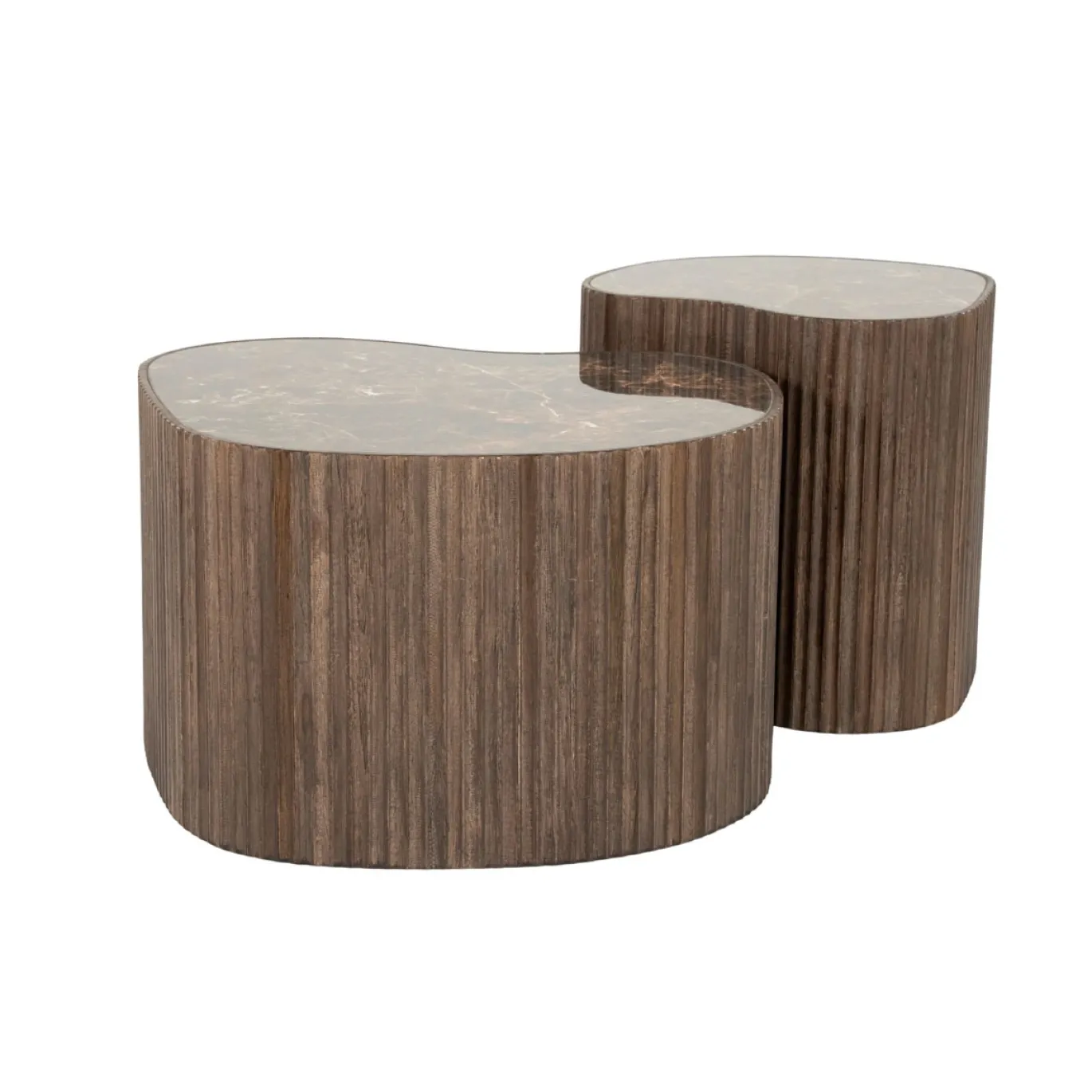 By-Boo Salontafel Nice Set Van 2 Bruin