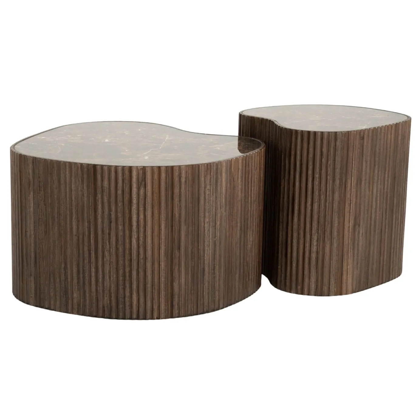 By-Boo Salontafel Nice Set Van 2 Bruin