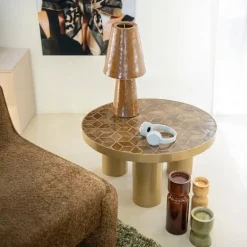 By-Boo Salontafel Patterna Bruin
