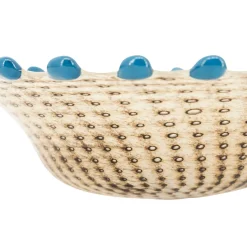 By-Boo Schaal Dapple Créme/Blauw