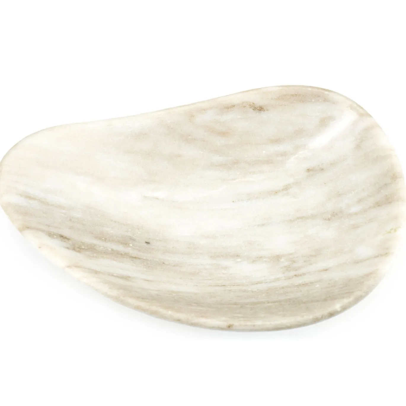 By-Boo Schaal Grigio Marmer Beige