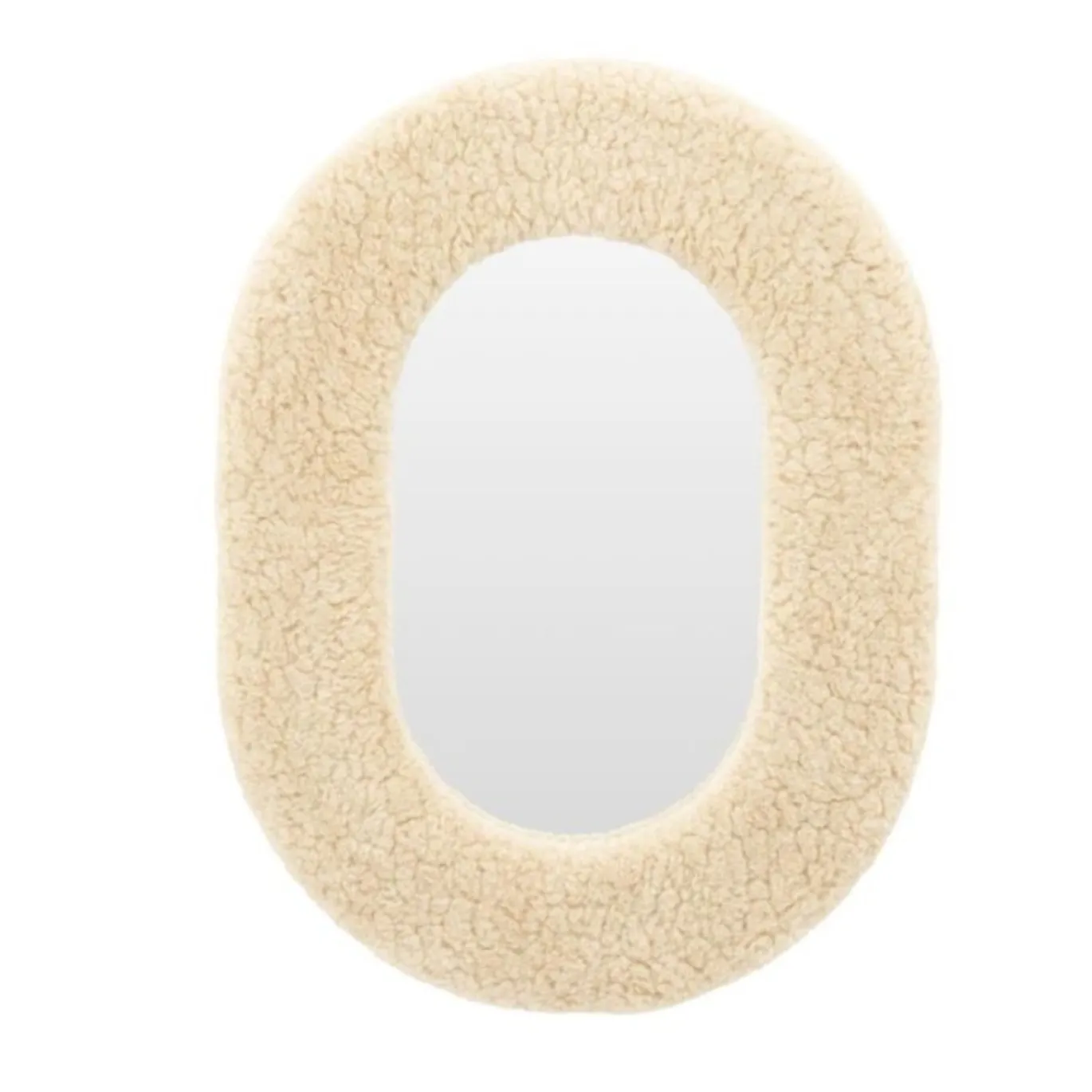 By-Boo Spiegel Kiss Klein Beige