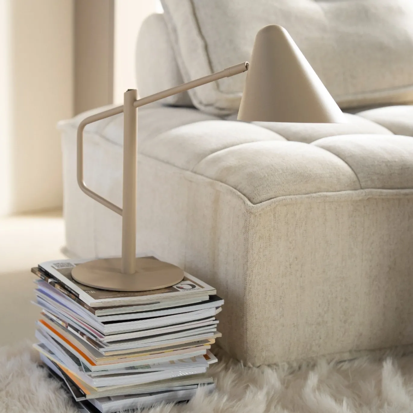 By-Boo Tafellamp Capa Beige