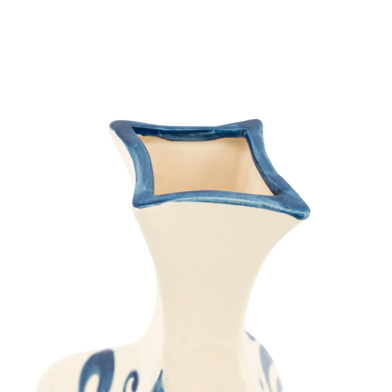 By-Boo Vaas Blu 1 Créme/Blauw