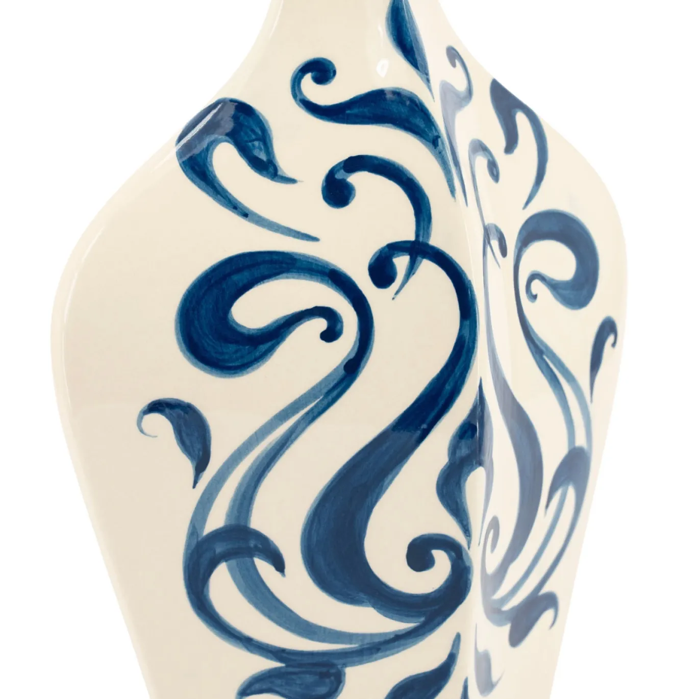 By-Boo Vaas Blu 1 Créme/Blauw