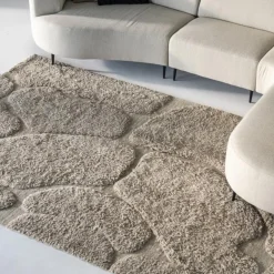 By-Boo Vloerkleed Kala Wol Taupe 160x230cm