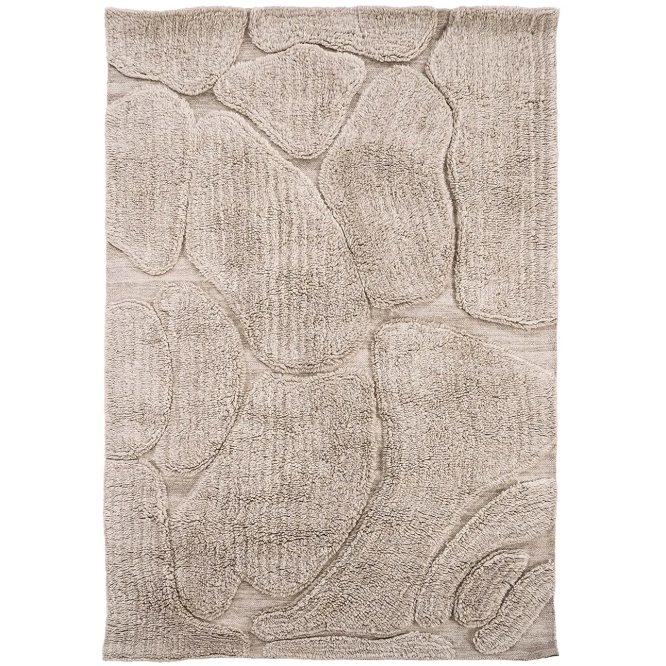 By-Boo Vloerkleed Kala Wol Taupe 160x230cm