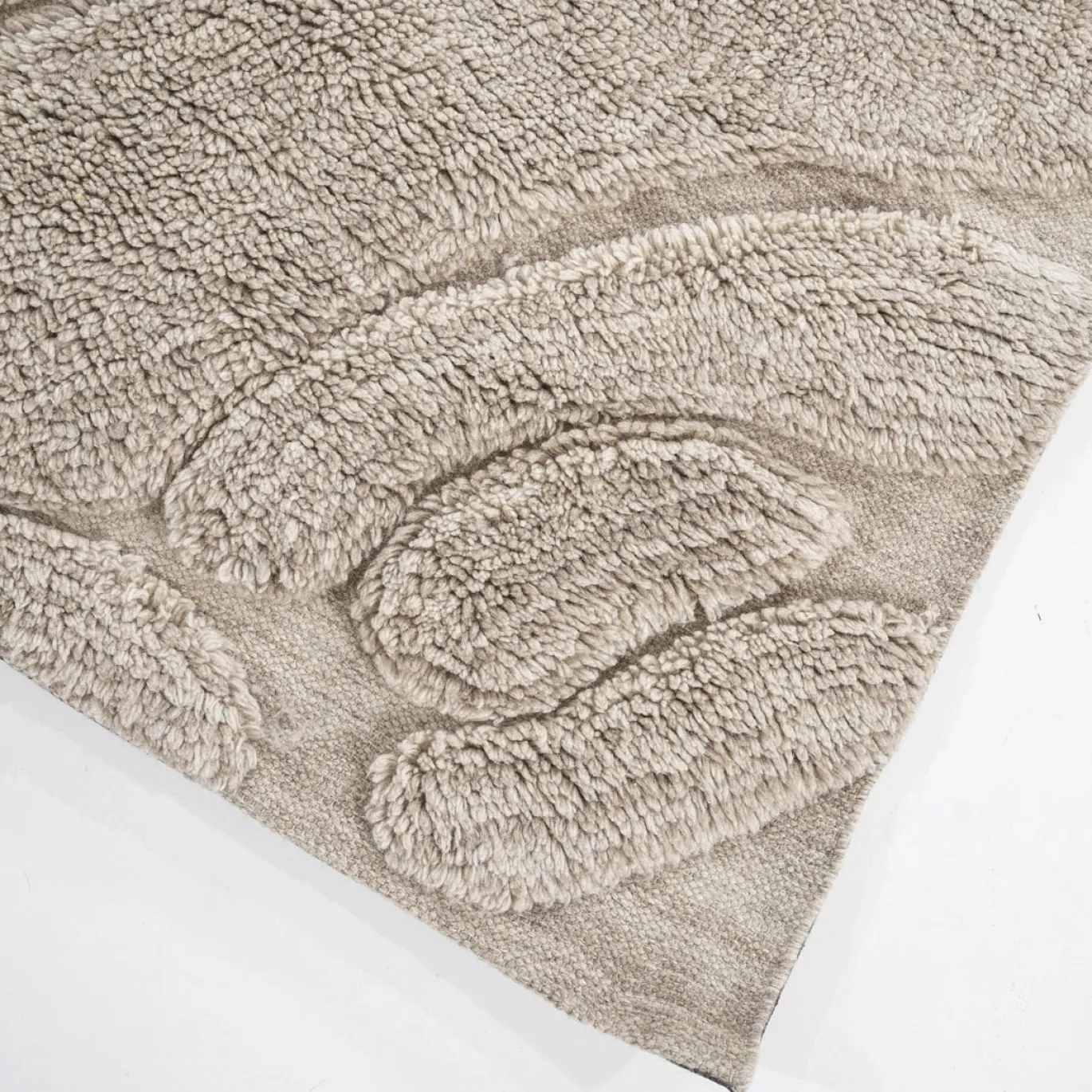 By-Boo Vloerkleed Kala Wol Taupe 160x230cm