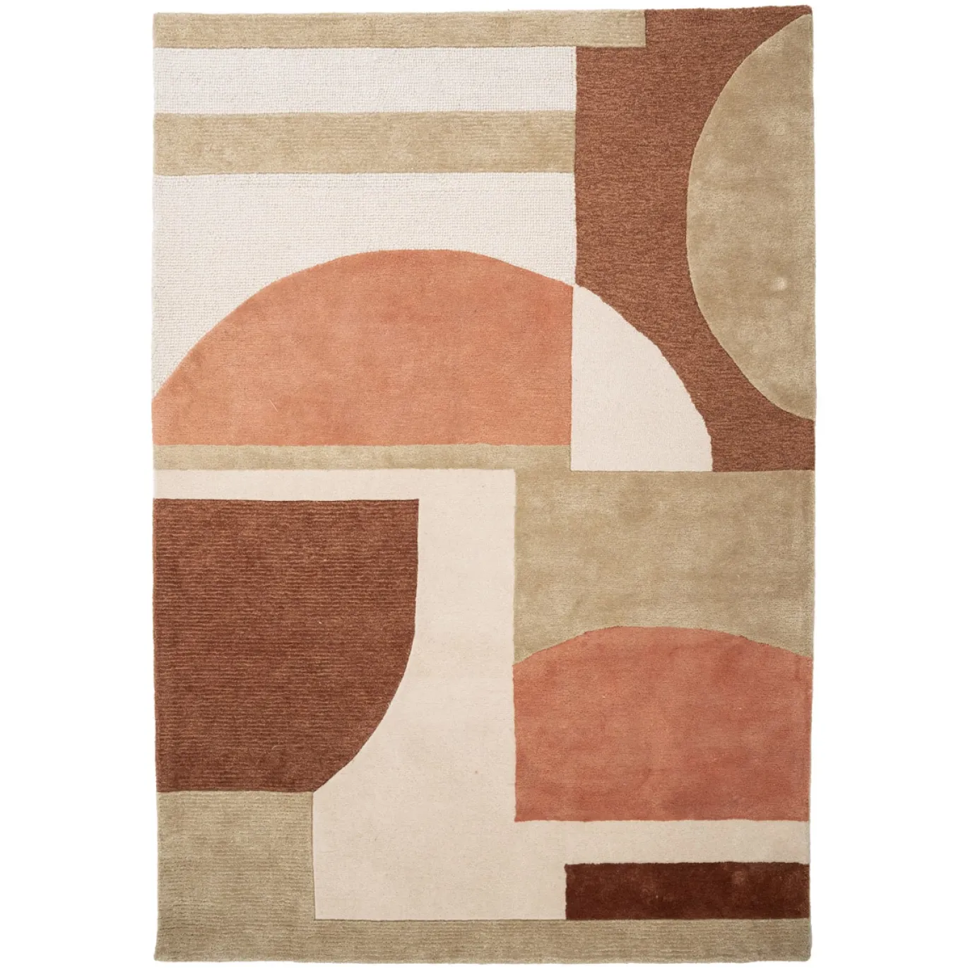 By-Boo Vloerkleed Kazi 190x290cm Terracotta
