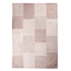 By-Boo Vloerkleed Patchwork Mono Pink 160x230