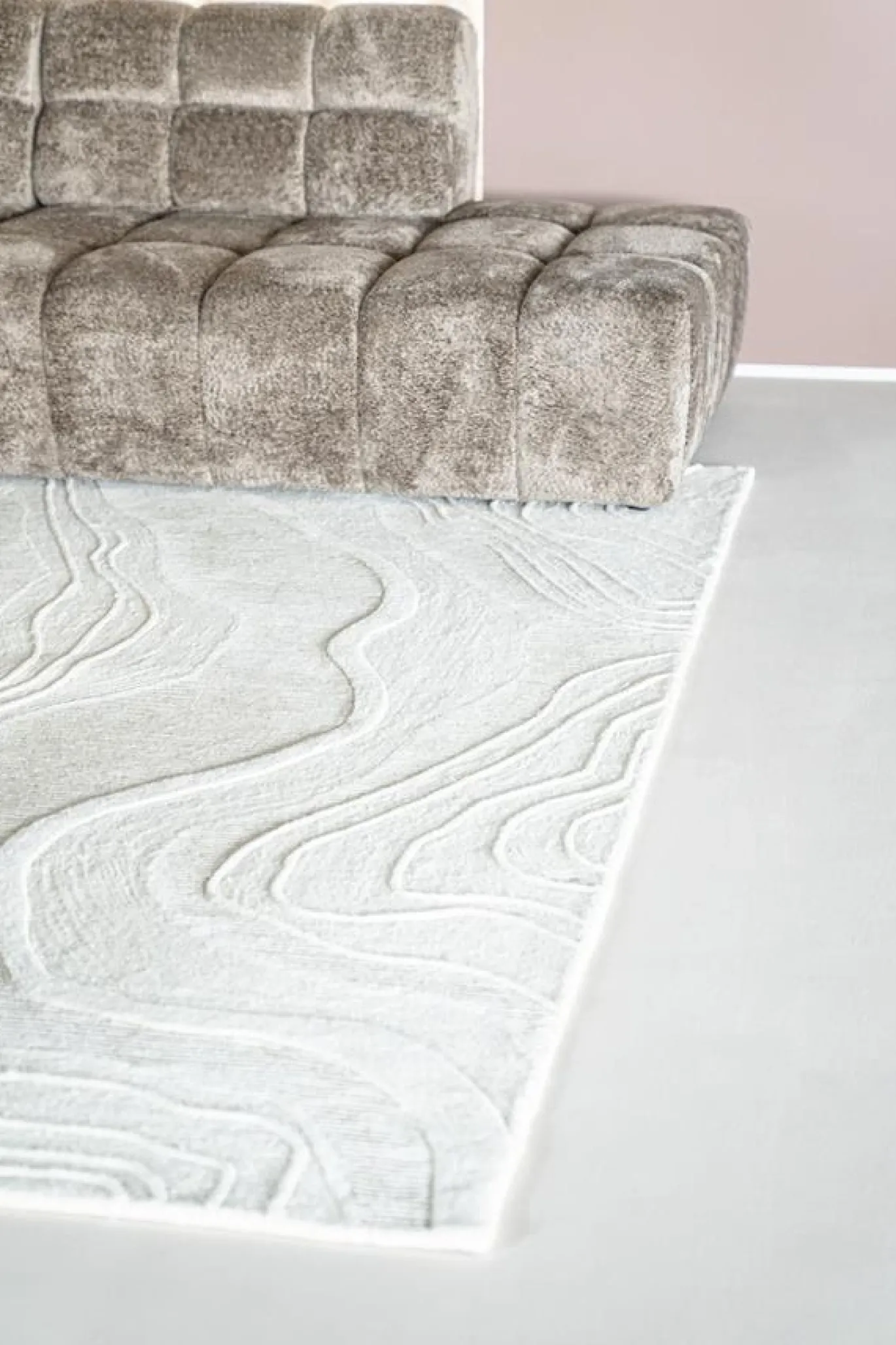By-Boo Vloerkleed Soil Wol Off White 160x230cm