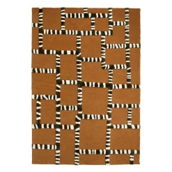 By-Boo Vloerkleed Stripescape Caramel
