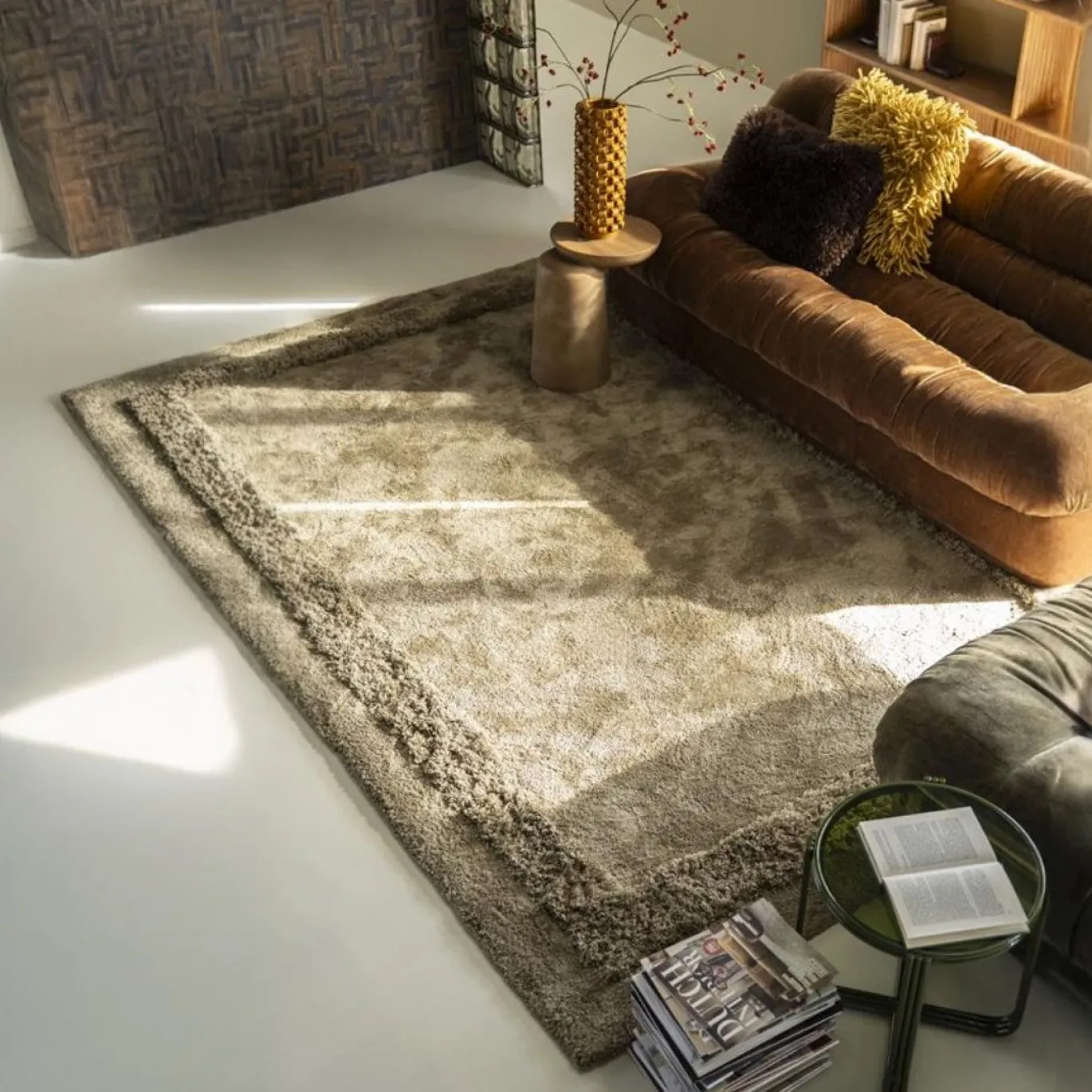 By-Boo Vloerkleed Tura 160x230cm Taupe