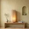 By-Boo Vloerlamp Zuki Papier Linnen Naturel