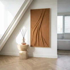 By-Boo Wanddecoratie Veck 70x140cm Caramel