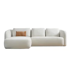 Chaise Longue Bank Cloud Links Raven Off-White