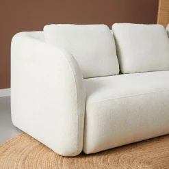 Chaise Longue Bank Cloud Rechts Raven Off-White