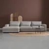 Chaise Longue Bank Como Links Puente Lichtgrijs