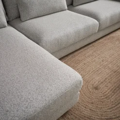 Chaise Longue Bank Como Links Puente Lichtgrijs