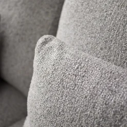 Chaise Longue Bank Como Rond Rechts Puente Lichtgrijs