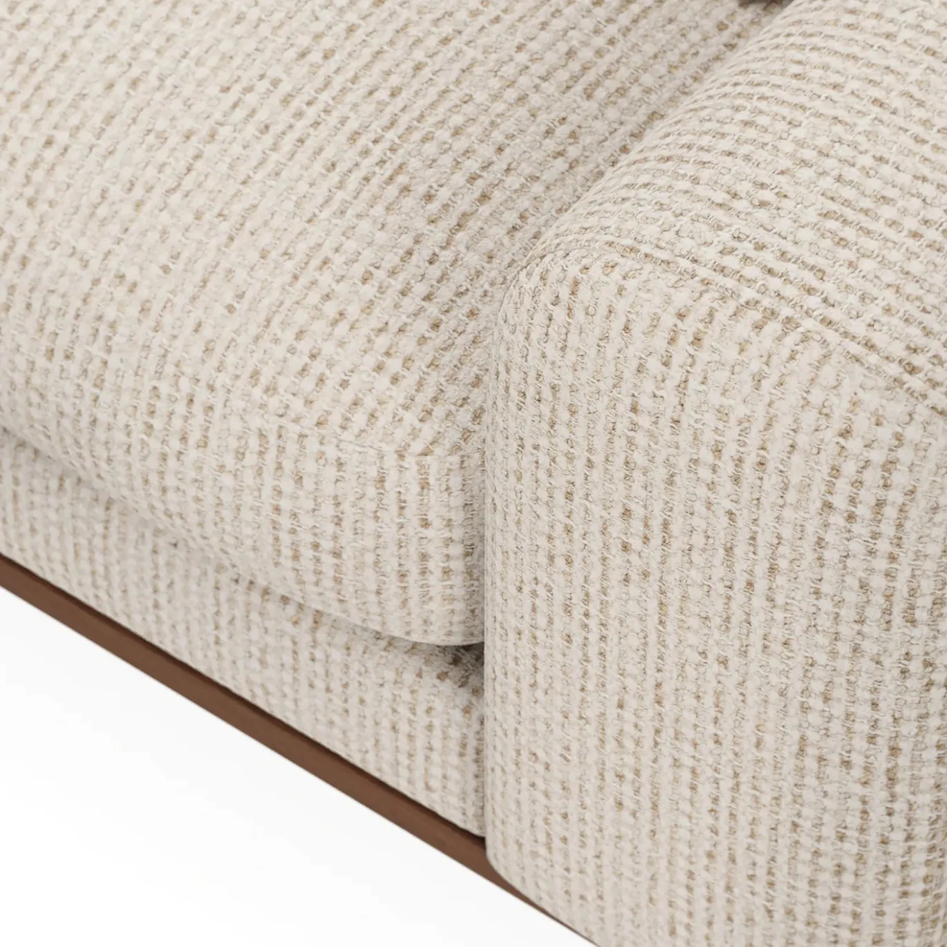 Chaise Longue Bank Harper 3-Zits Silencio Beige Links - Giga Meubel