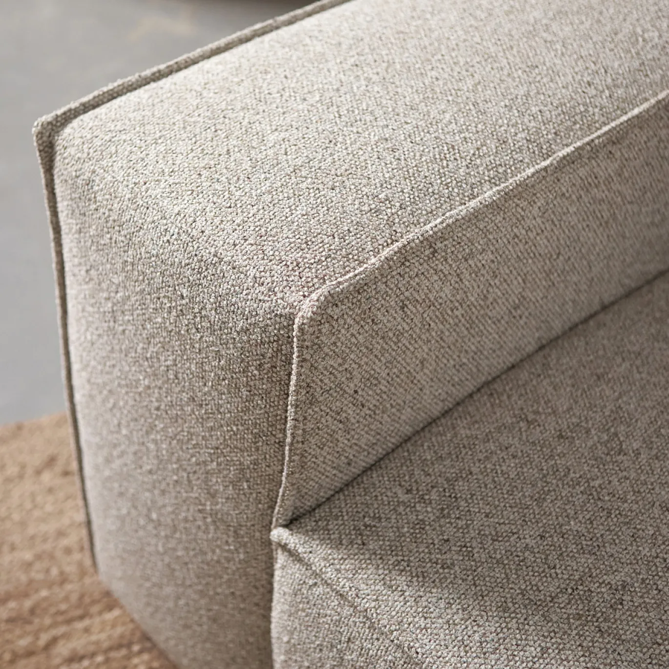 Chaise Longue Bank Play Rechts Serenity Beige