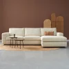 Chaise Longue Bank Uno Rechts Ambience Cream