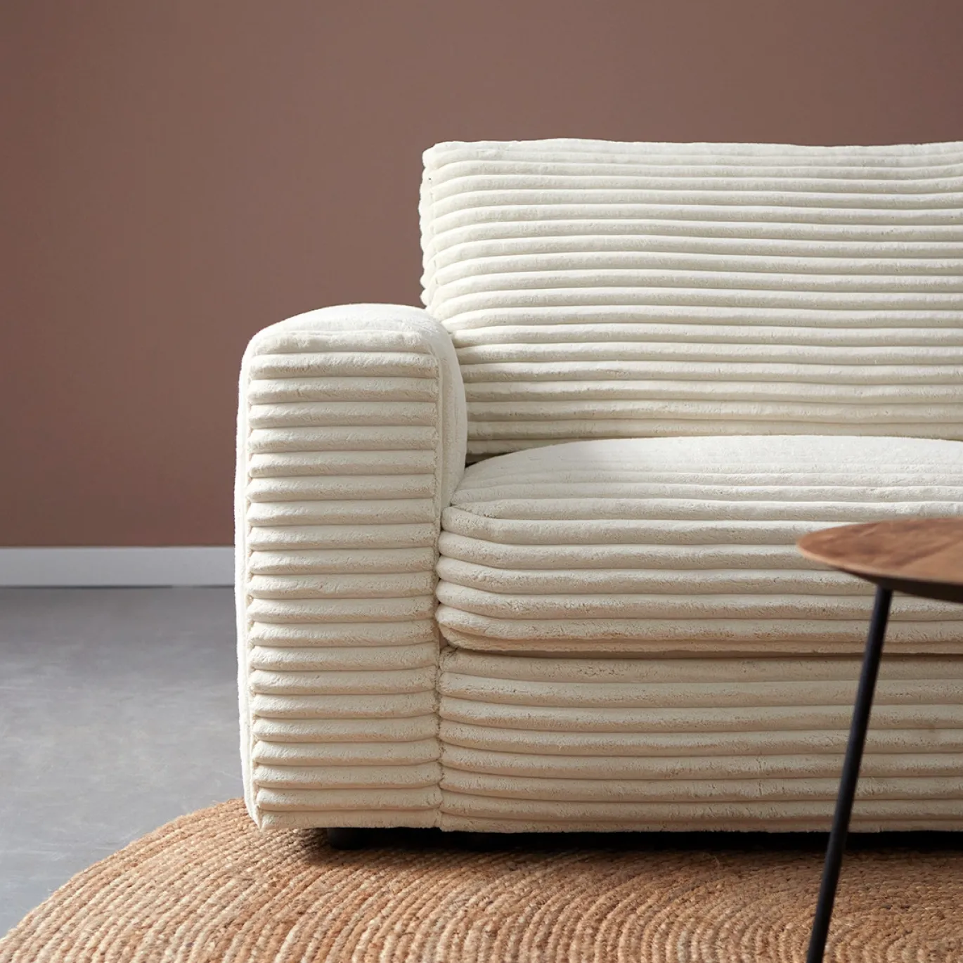 Chaise Longue Bank Uno Rechts Ambience Cream