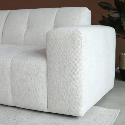 Chaise Longue Bank Wave Links Modesto Lichtgrijs