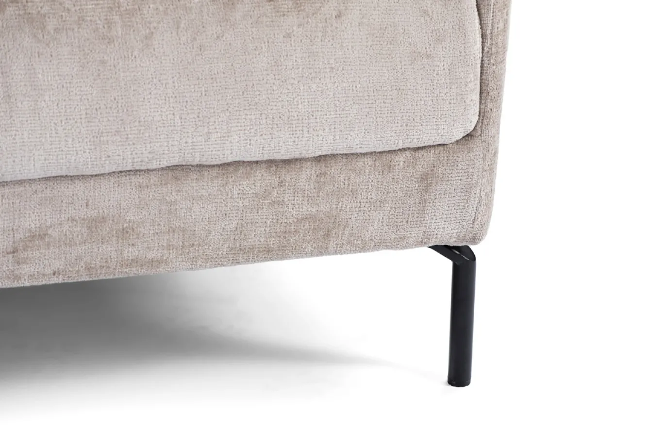 Chaise Longue Bank 3-Zits Links Pablo Perfect Harmony Champagne - Giga Meubel