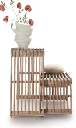 Coco Maison Bankje Lino Naturel 96cm