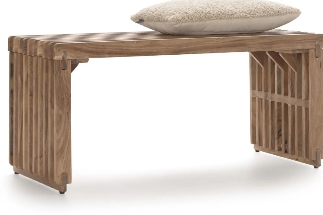 Coco Maison Bankje Lino Naturel 96cm