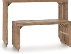 Coco Maison Bankje Lino Naturel 96cm