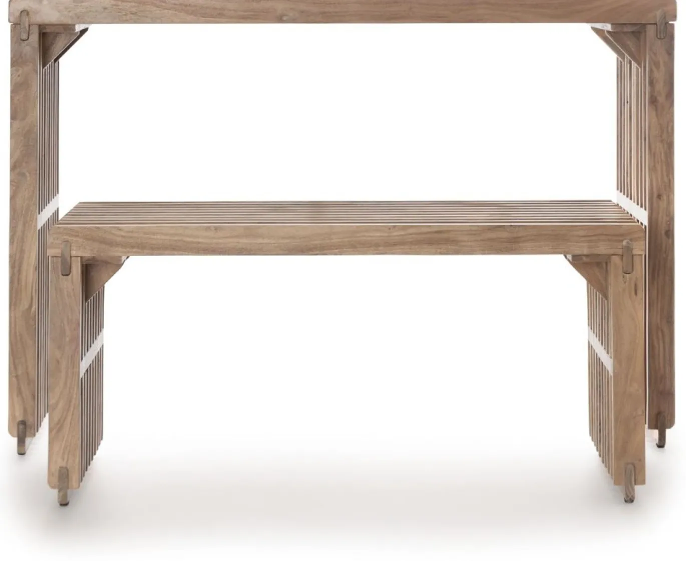 Coco Maison Bankje Lino Naturel 96cm