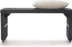 Coco Maison Bankje Lino Zwart 96cm