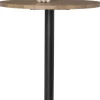 Coco Maison Bartafel Brest Eiken/Zwart Ø80cm