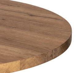 Coco Maison Bartafel Brest Eiken/Zwart Ø80cm