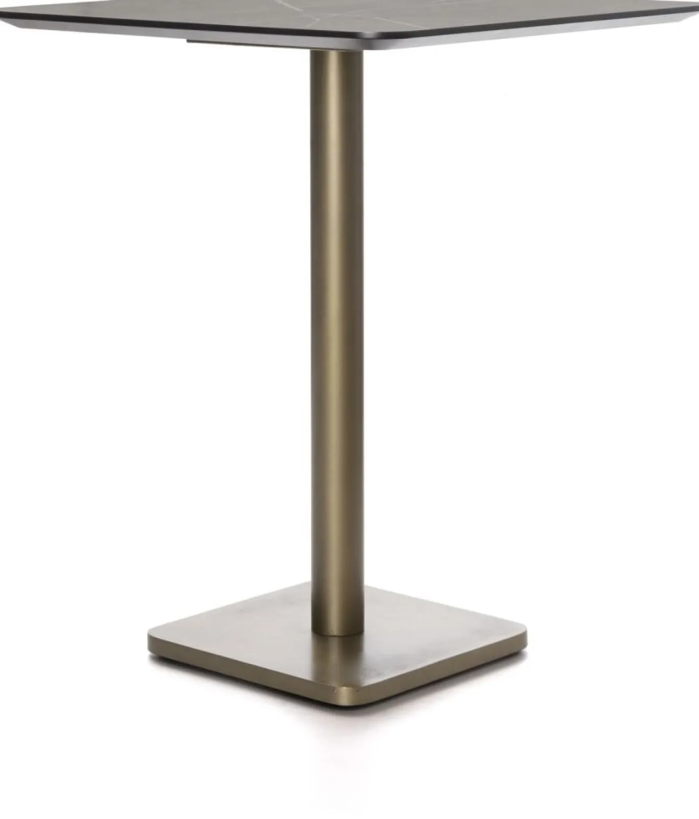 Coco Maison Bartafel Brest Marmer Lichtgrijs/Goud 75x75cm