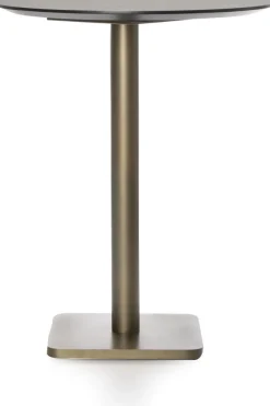 Coco Maison Bartafel Brest Marmer Lichtgrijs/Goud Ø80cm